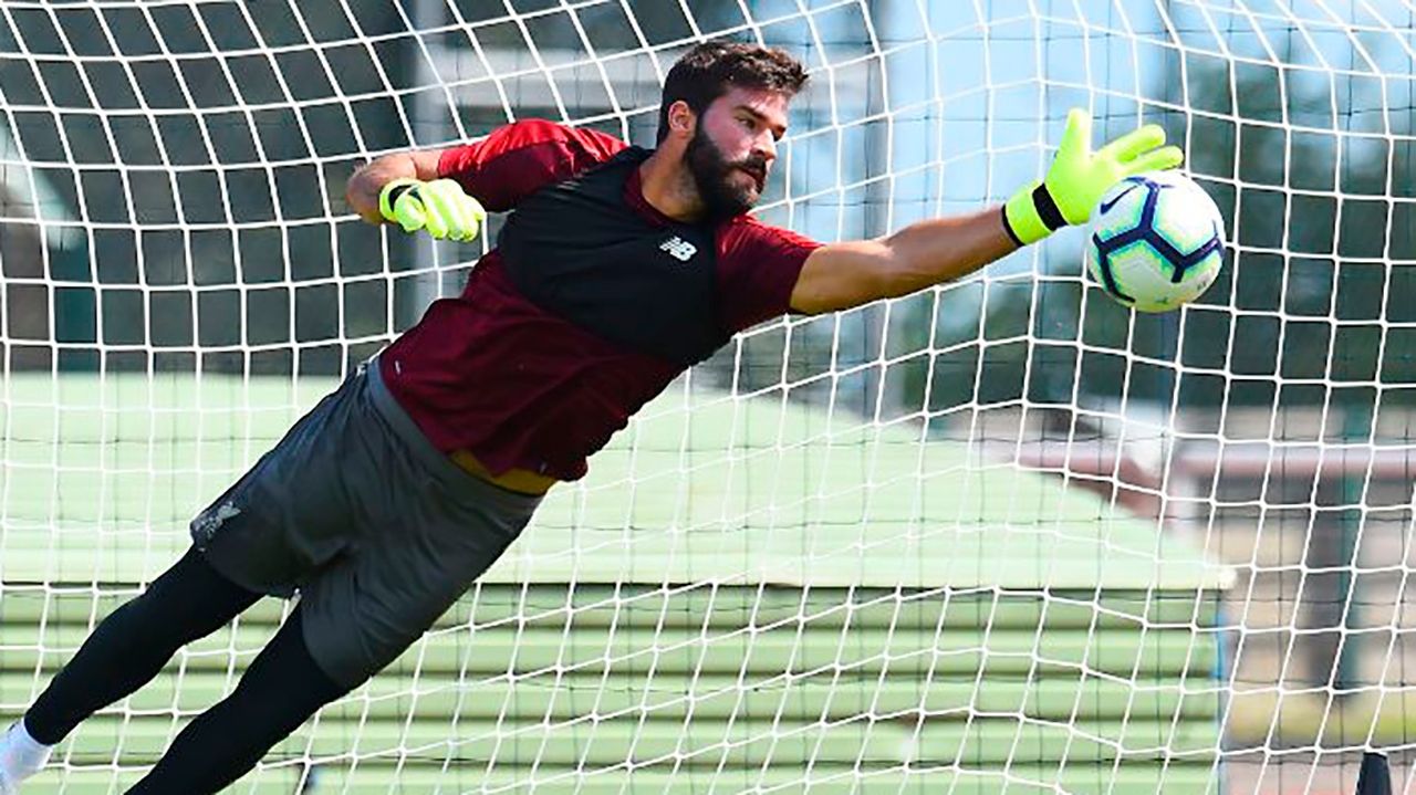 Alisson Becker Liverpool treino 31072018