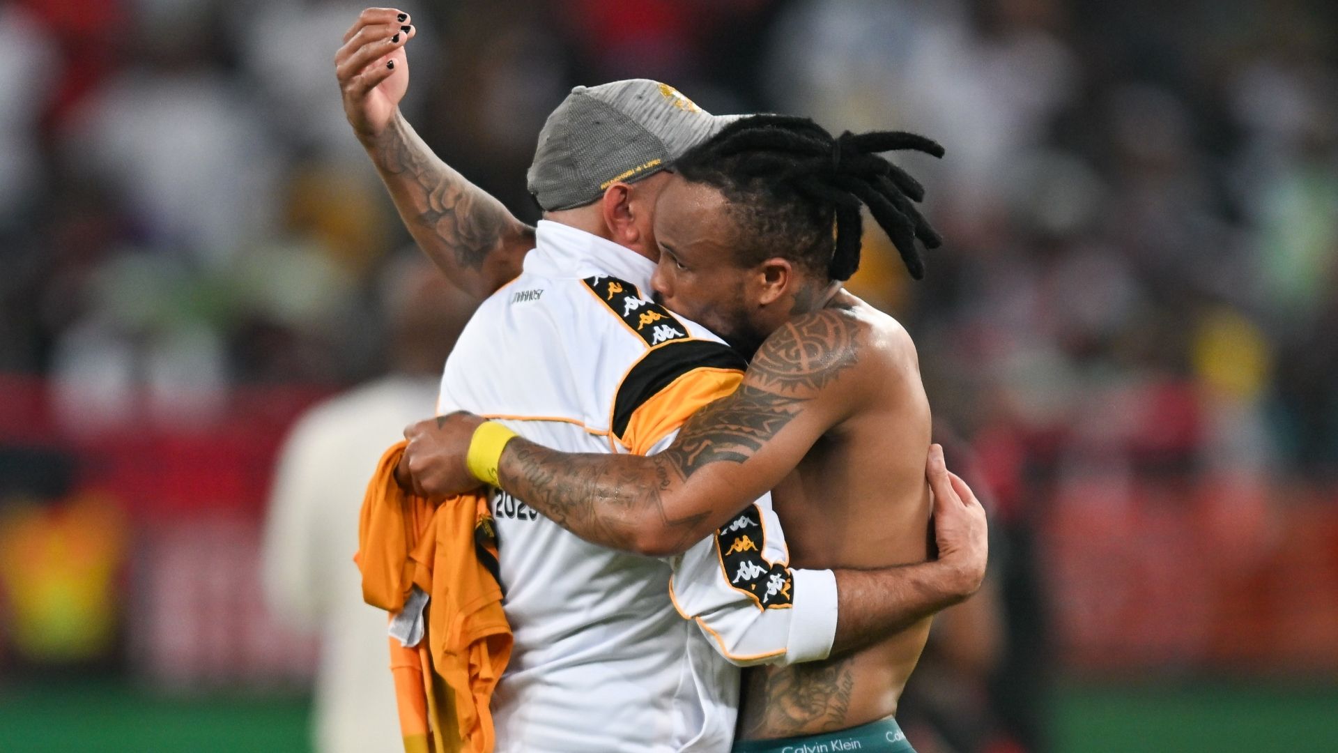 Nasreddine Nabi and Edmilson Dove, Kaizer Chiefs