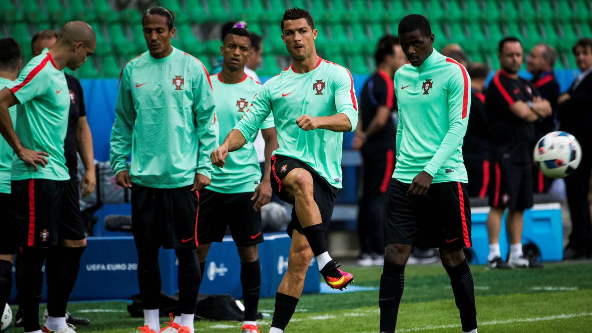 Cristiano Ronaldo Portugal training Euro 2016