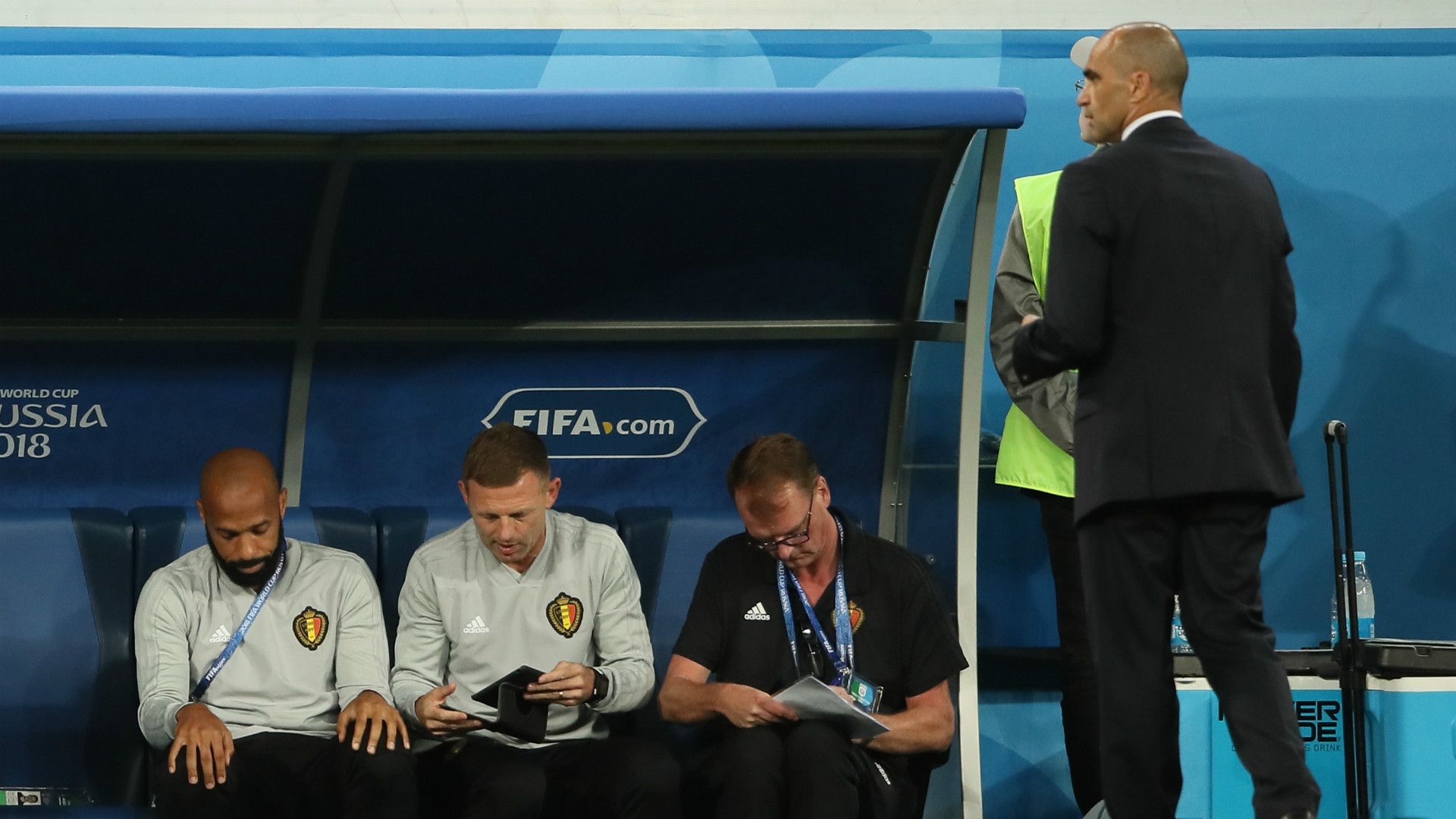 France Belgium World Cup 2018 Thierry Henry Belgium Staff