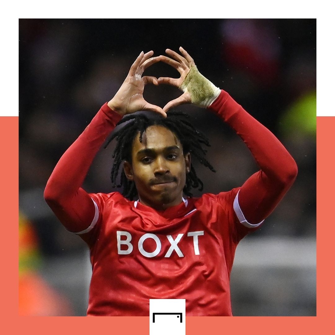 Djed Spence Nottingham Forest Championship 2021-22 GFX