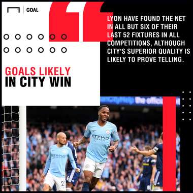 Man City Lyon graphic