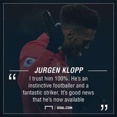 GFX Klopp quote Sturridge
