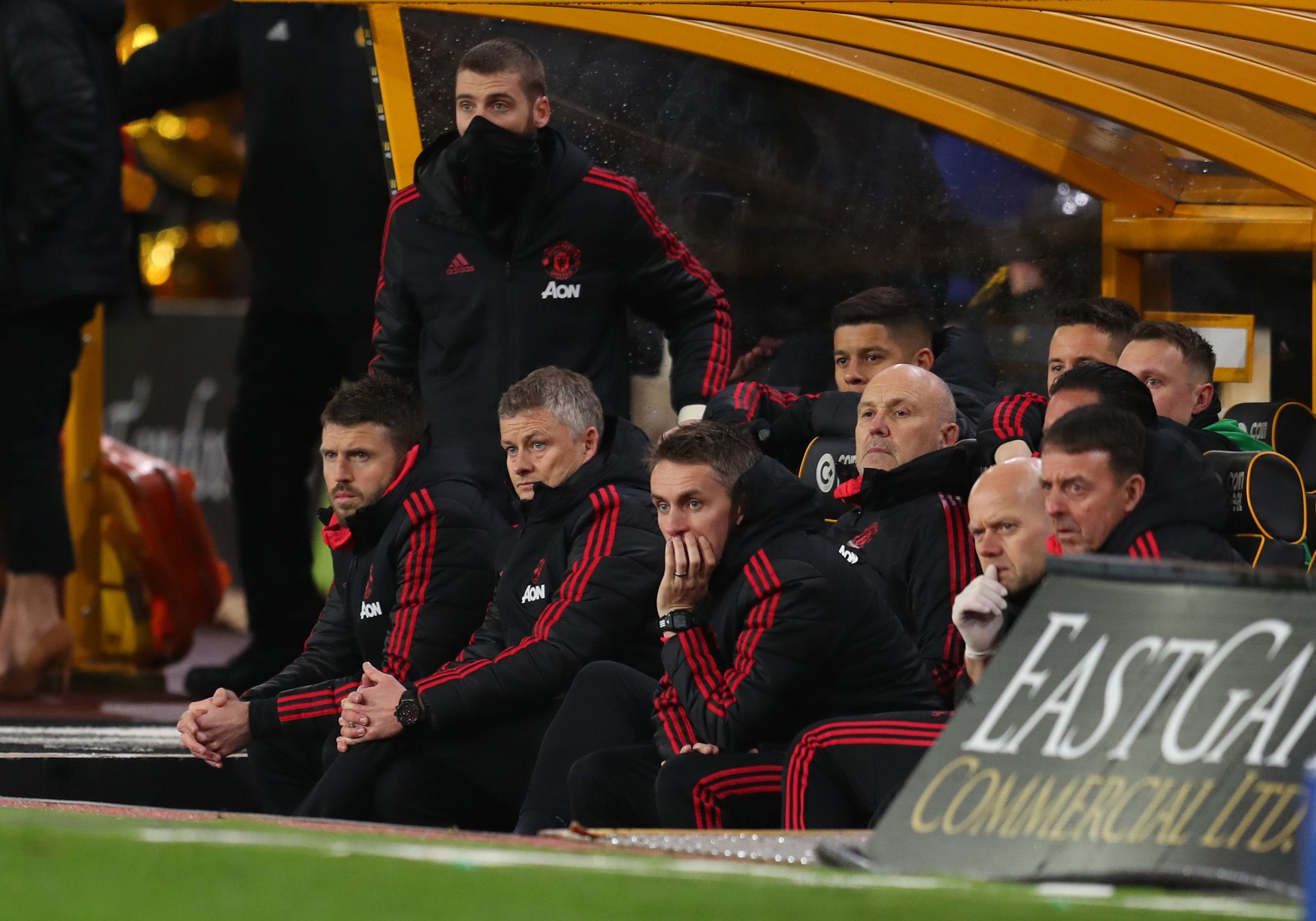 Ole Gunnar Solskjaer & his staff