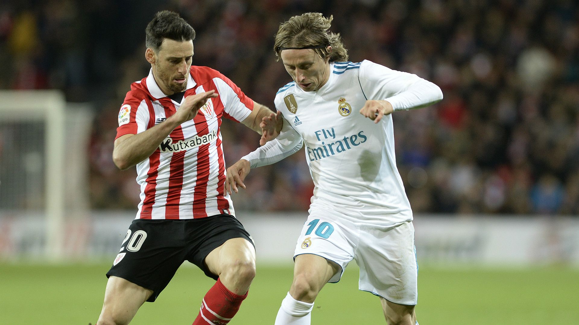 Aritz Aduriz Luka Modric Athletic Bilbao Real Madrid La Liga