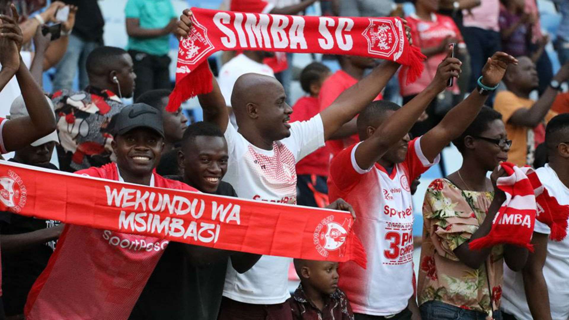 Simba SC fans in Tanzania.