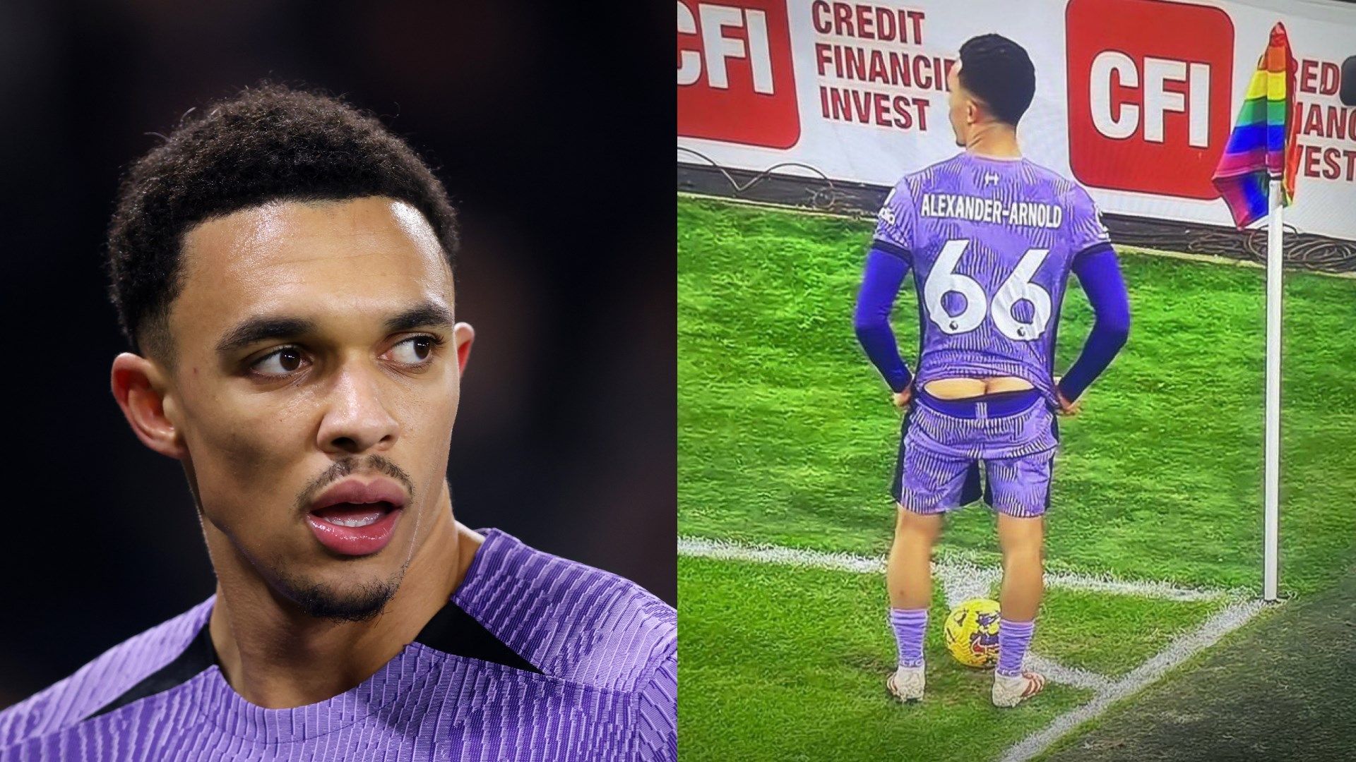 Trent Alexander-Arnold bum