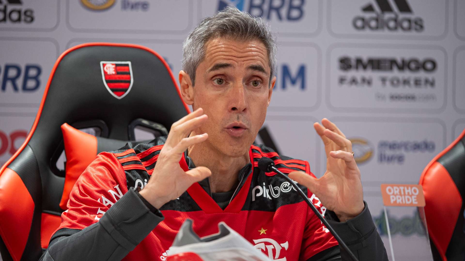 Paulo Sousa, apresentação no Flamengo, 10012021