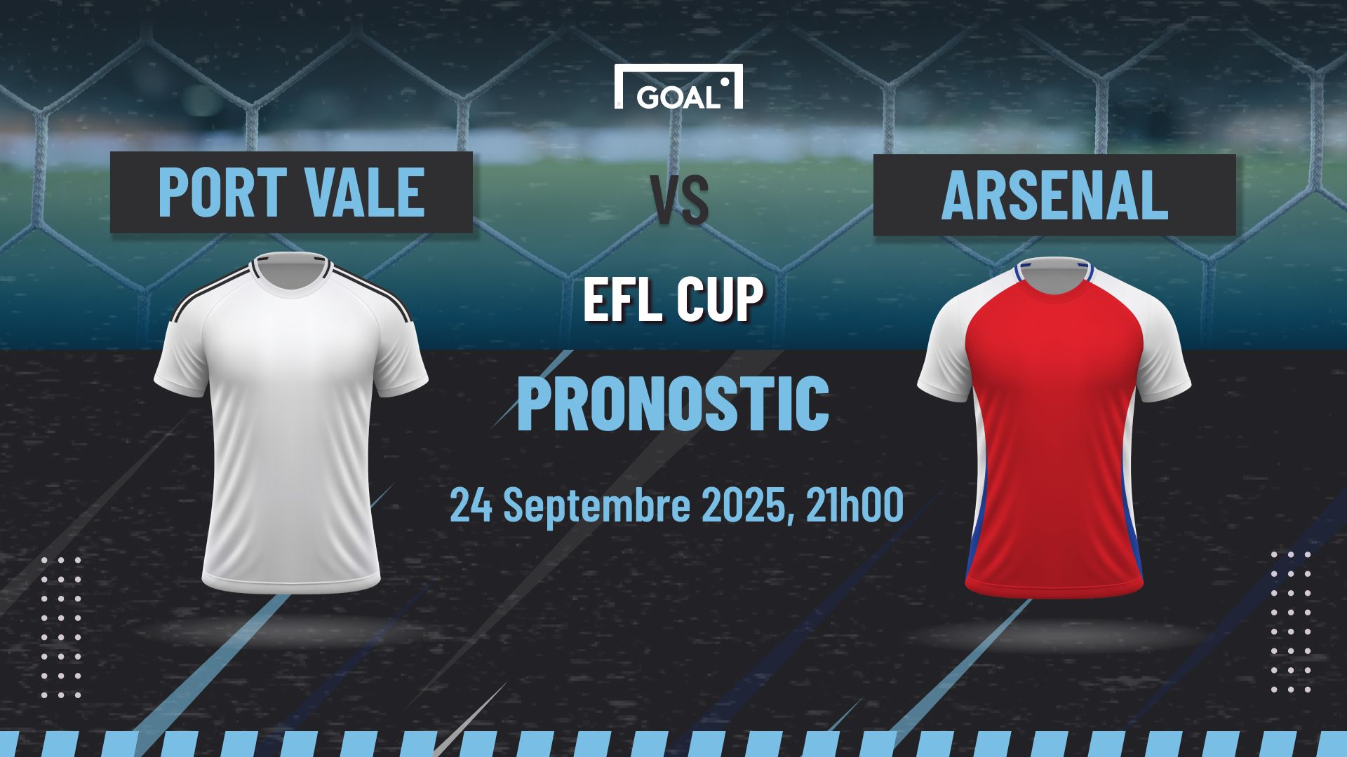 Pronostic Port Vale vs Arsenal