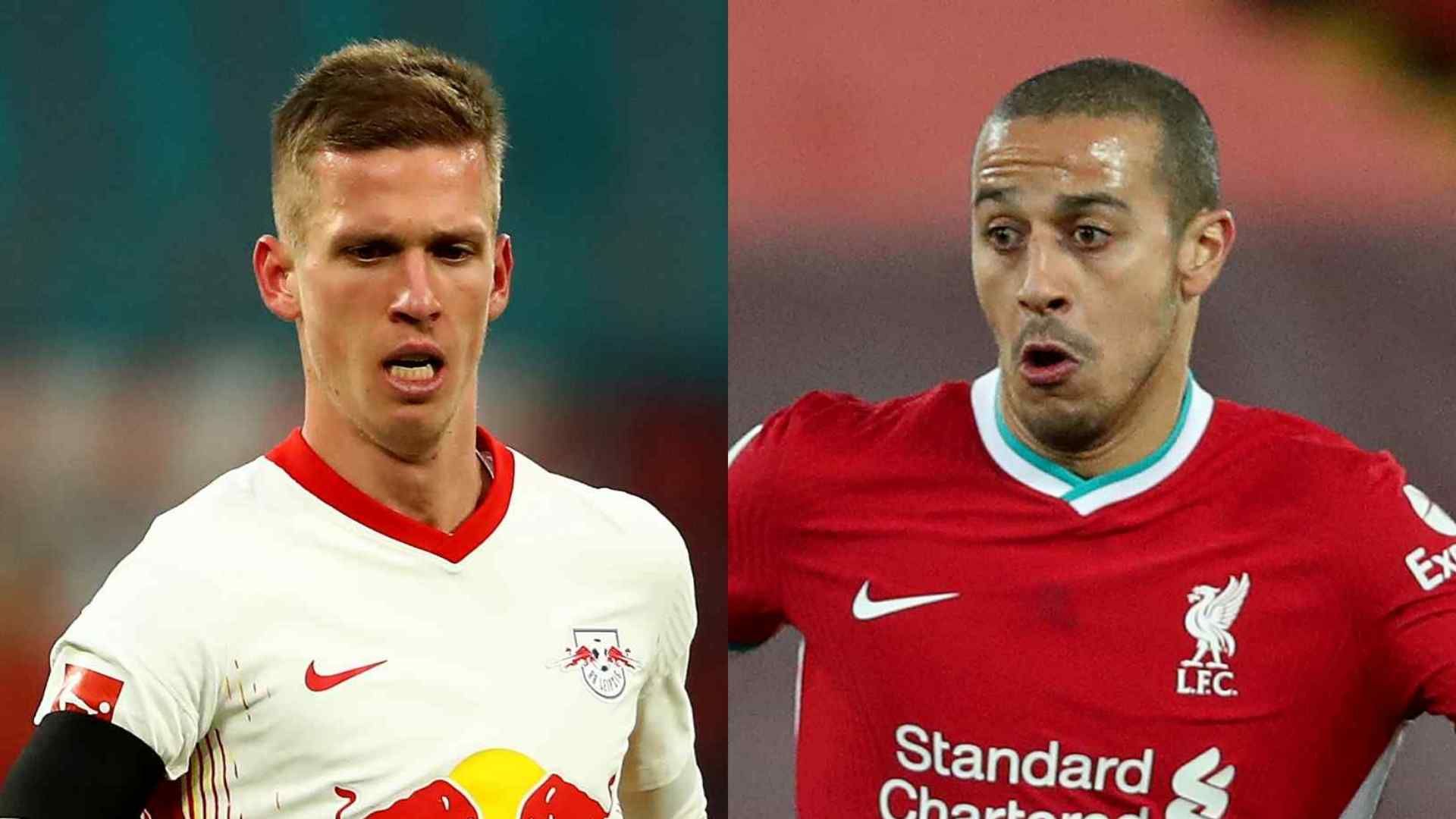 Dani Olmo Leipzig Thiago Alcantara Liverpool 2020-21