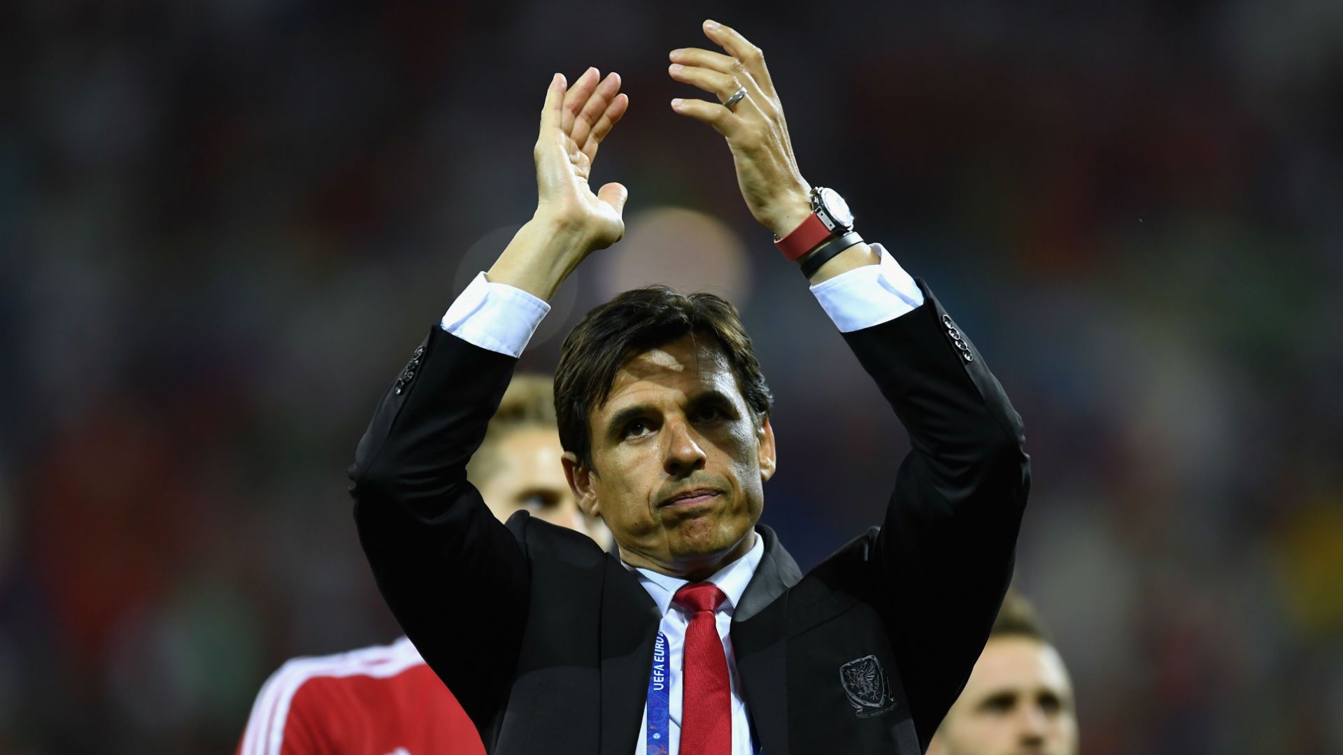 Chris Coleman Euro 2016 Portugal v Wales