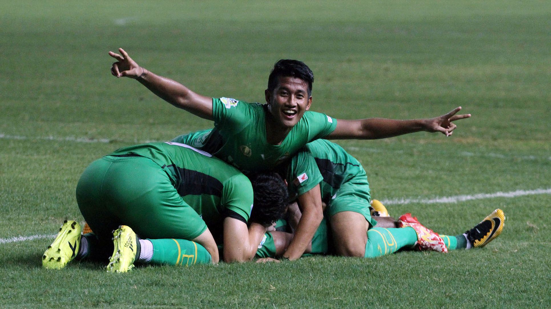 Selebrasi I Putu Gede Juni Antara - Bhayangkara FC