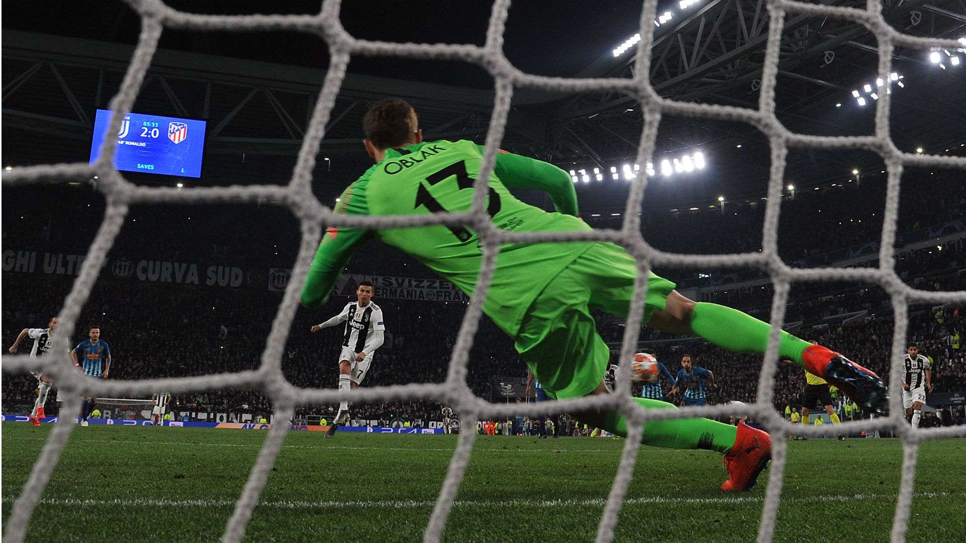 Cristiano Ronaldo penalty Juventus Atletico Madrid