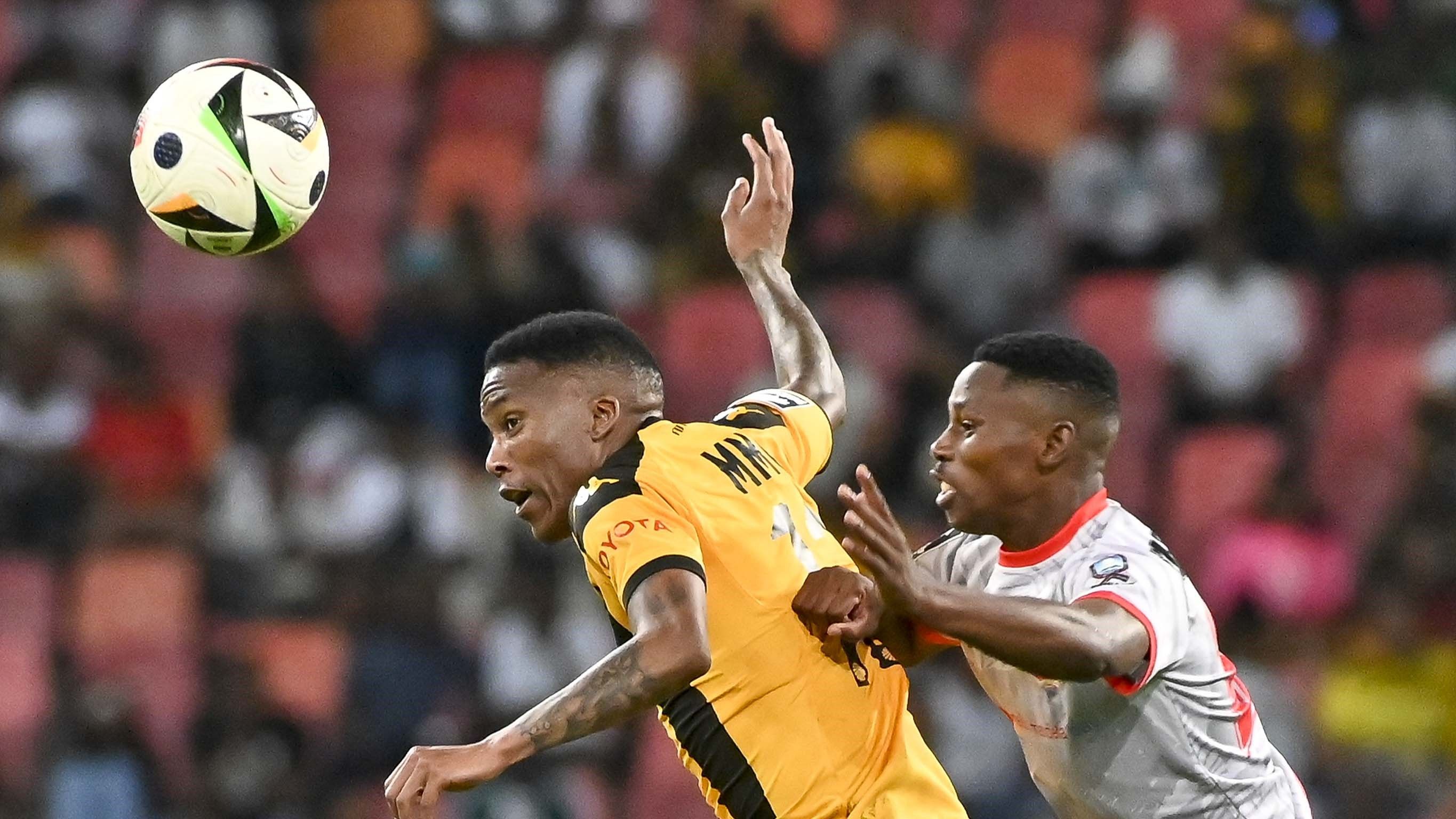 Pule Mmodi of Kaizer Chiefs and Boy Madingwana of Chippa United