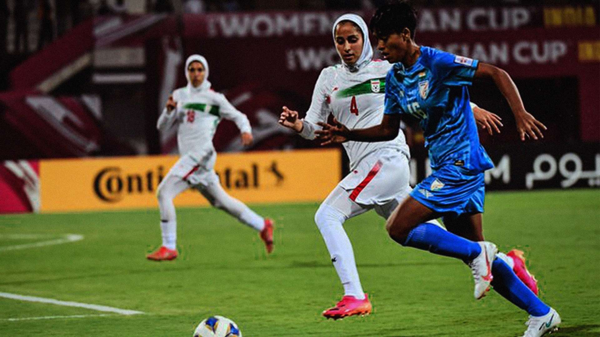 Manhisha Kalyan, India vs Iran, AFC Women's Asian Cup