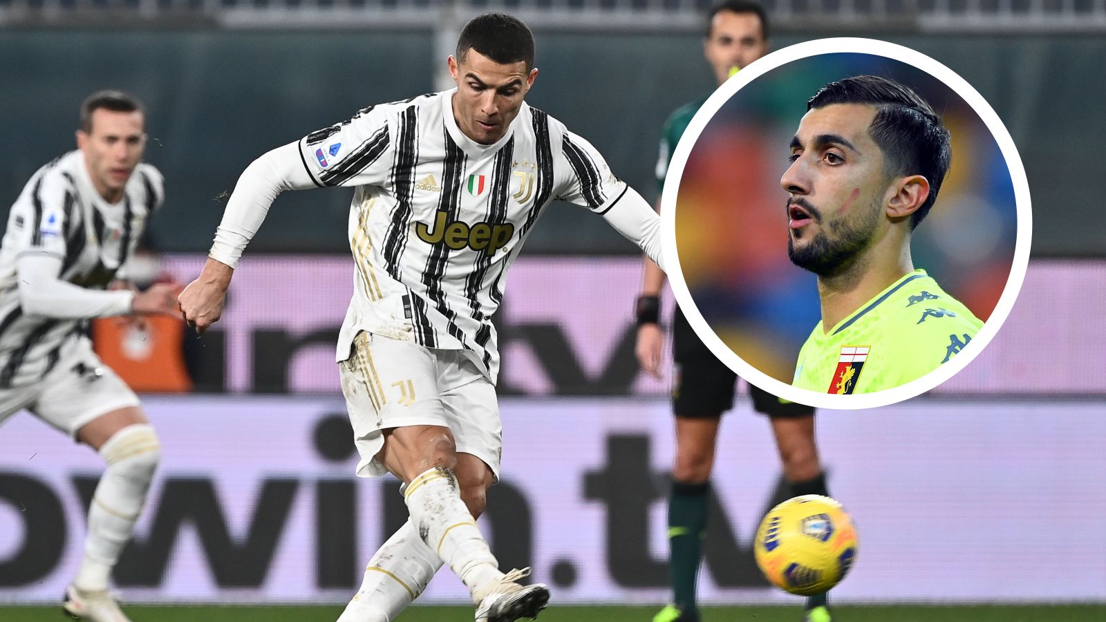 Cristiano Ronaldo Perin Genoa Juventus
