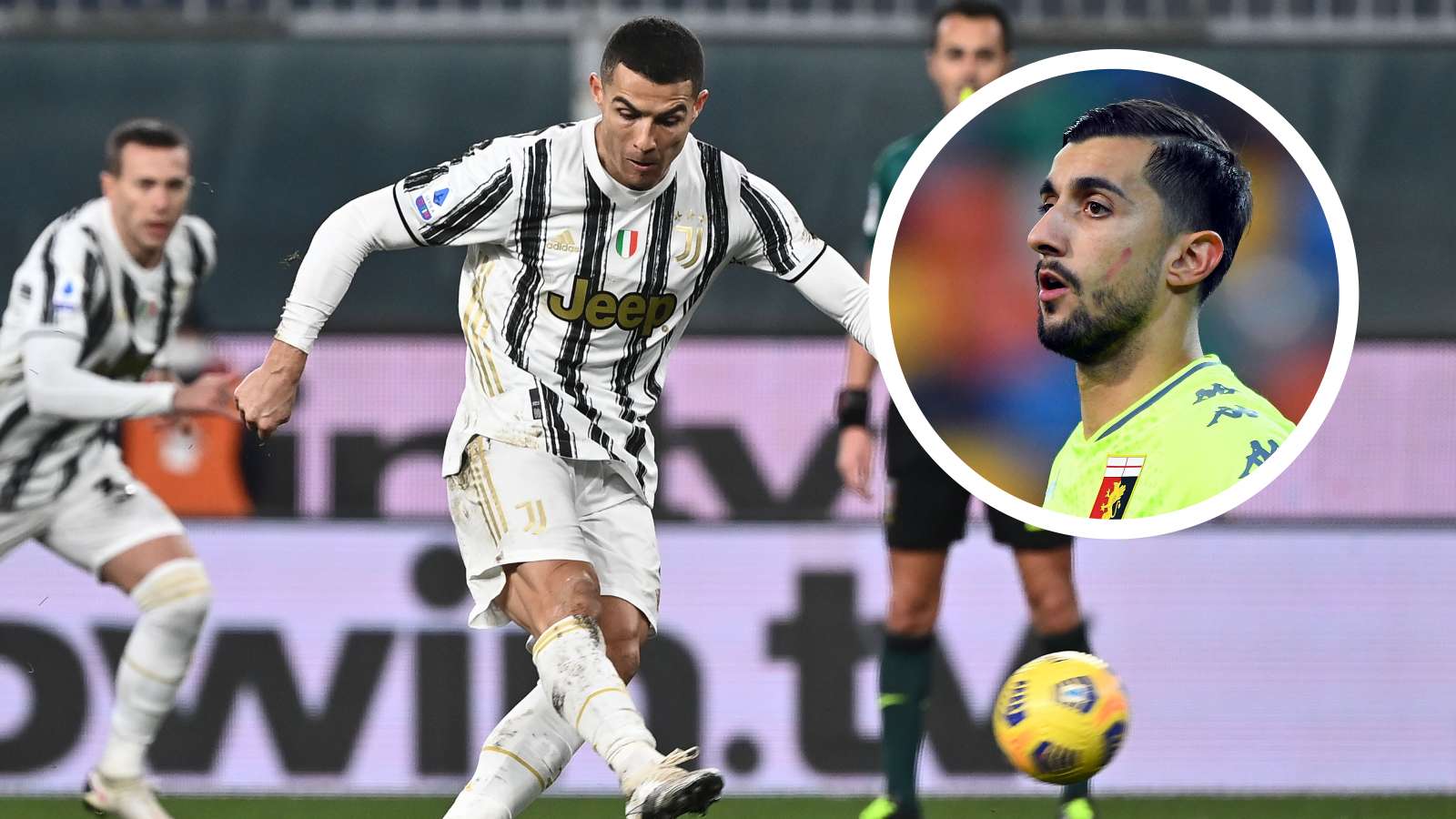 Cristiano Ronaldo Perin Genoa Juventus