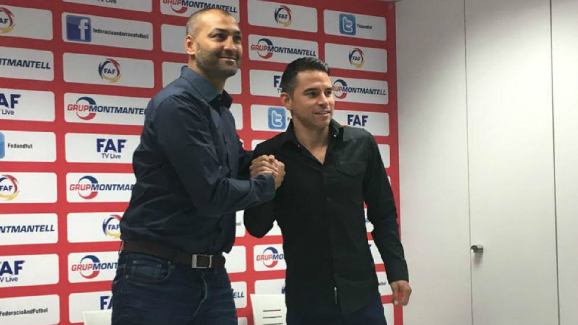 Javier Saviola Oscar Sonejee Andorra