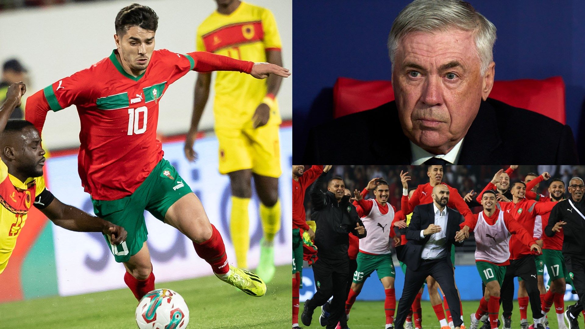 Brahim Diaz Morocco Carlo Ancelotti Walid Regragui