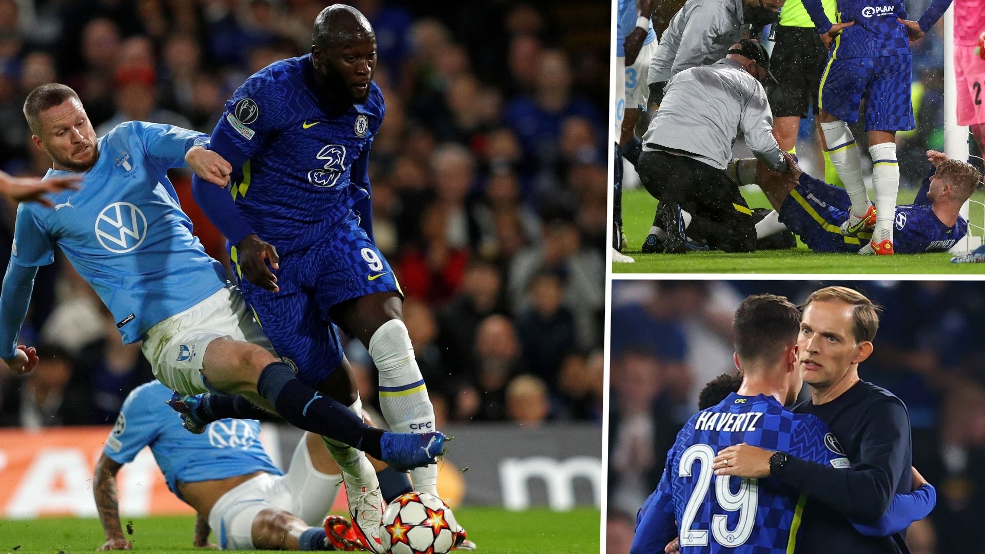 Romelu Lukaku Timo Werner Thomas Tuchel Chelsea GFX