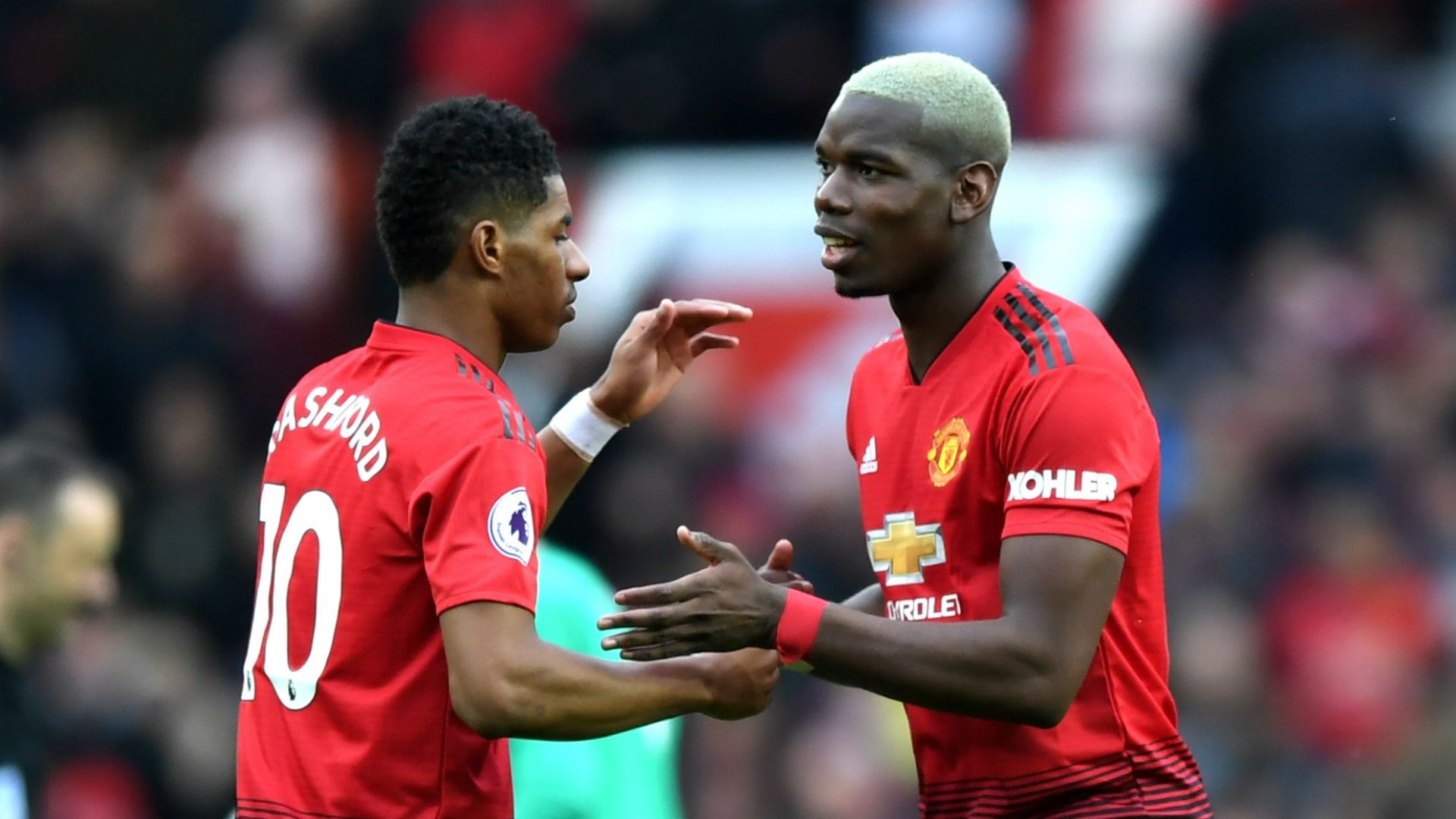 Marcus Rashford Paul Pogba Man Utd 02032019