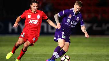 Andrew Keogh Perth Glory vs. Adelaide United