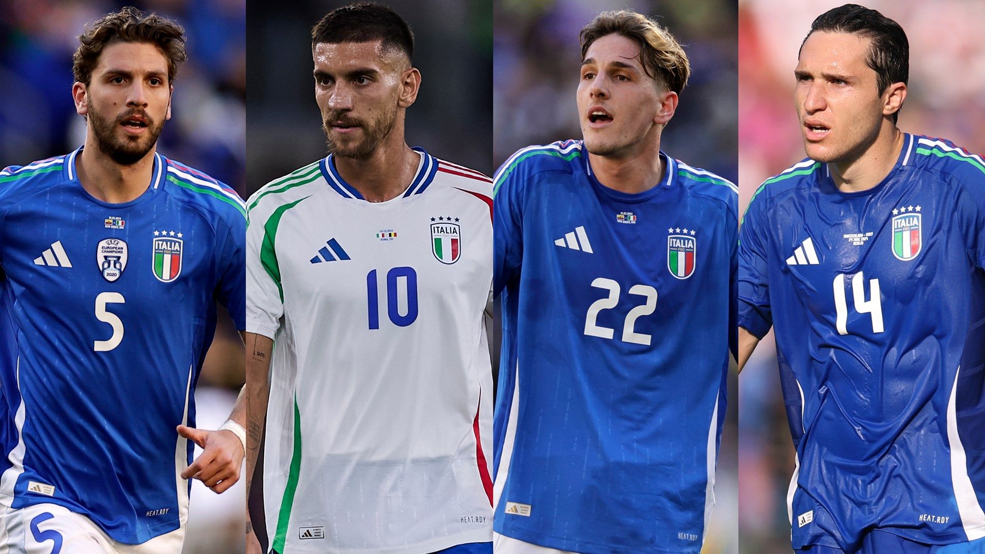 Locatelli Pellegrini Zaniolo Chiesa Italia