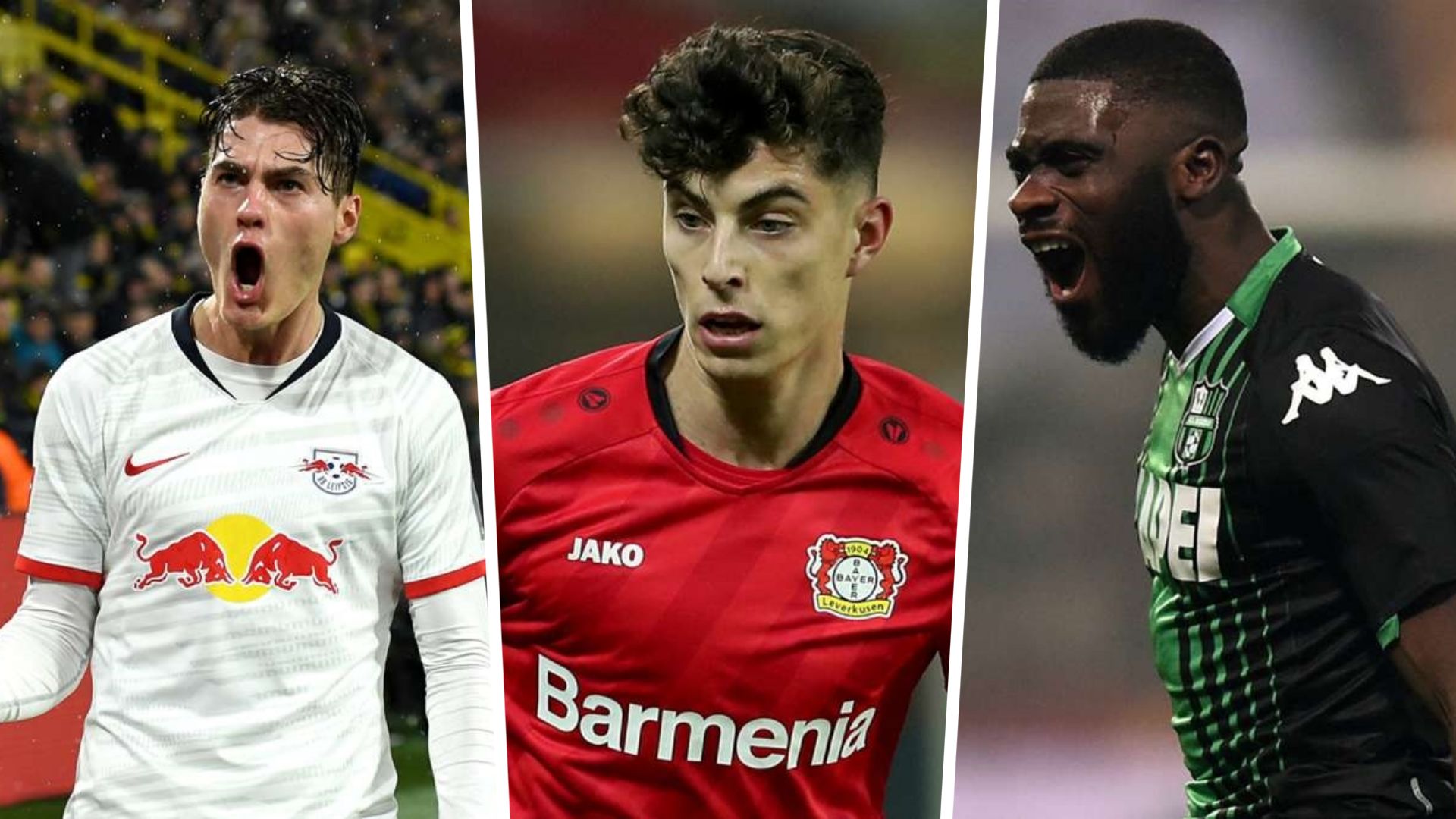 Patrik Schick Kai Havertz Jeremie Boga GFX