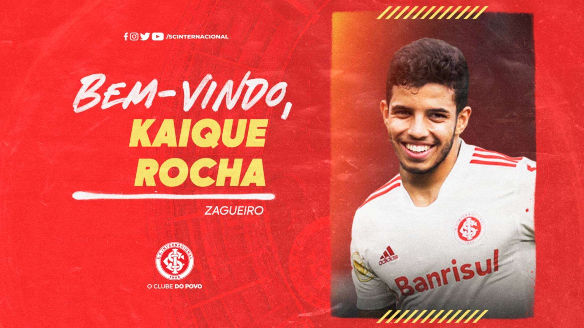 Inter Kaique Rocha anúncio 30/08/2021