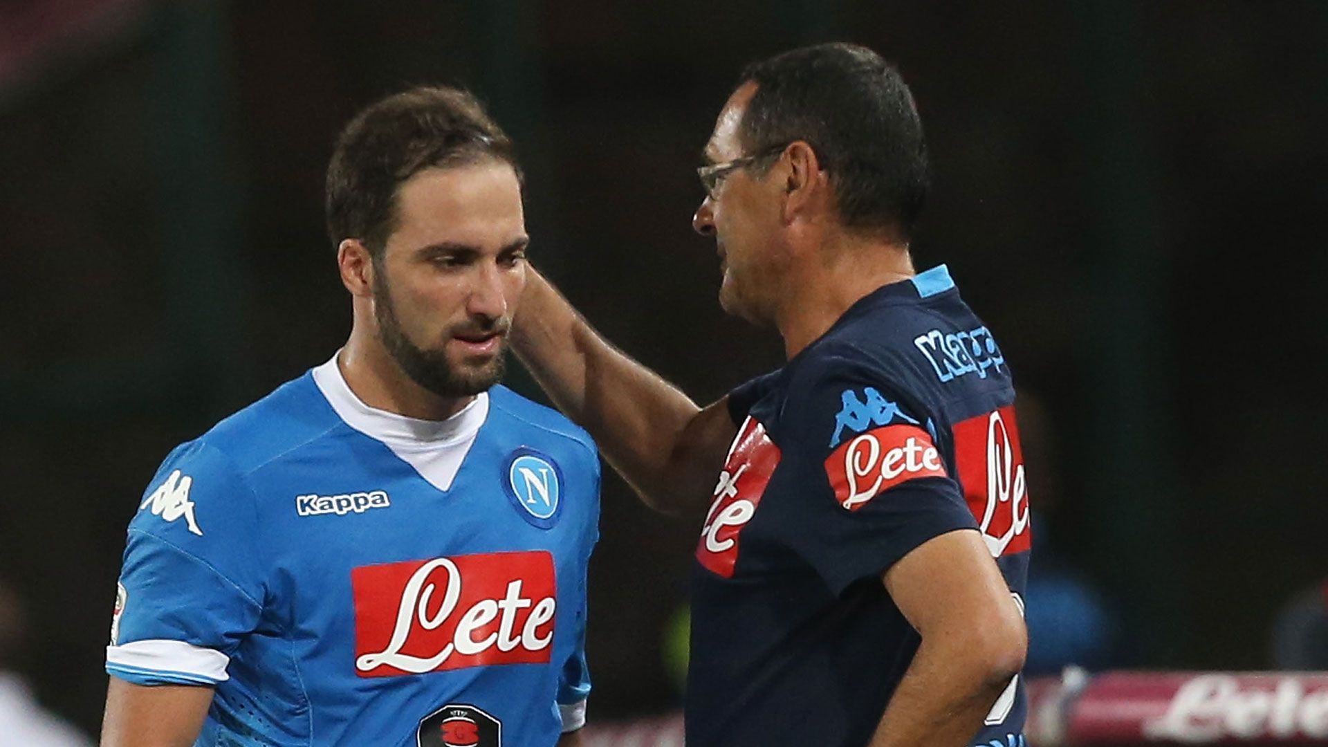 Gonzalo Higuain, Maurizio Sarri 09262015