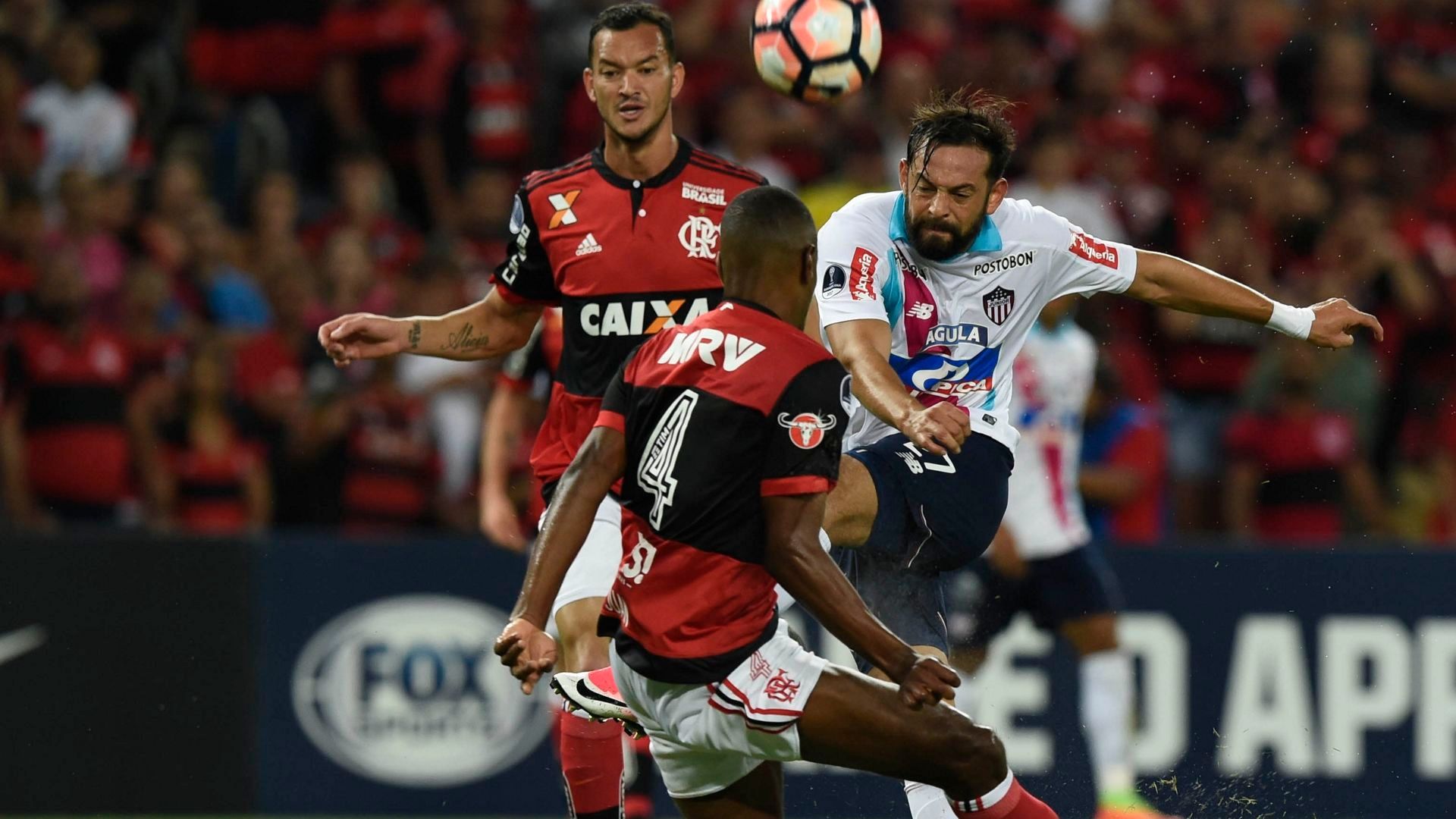 Henry Mier Juan Rever Flamengo Junior Barranquilla Copa Sudamericana 23112017