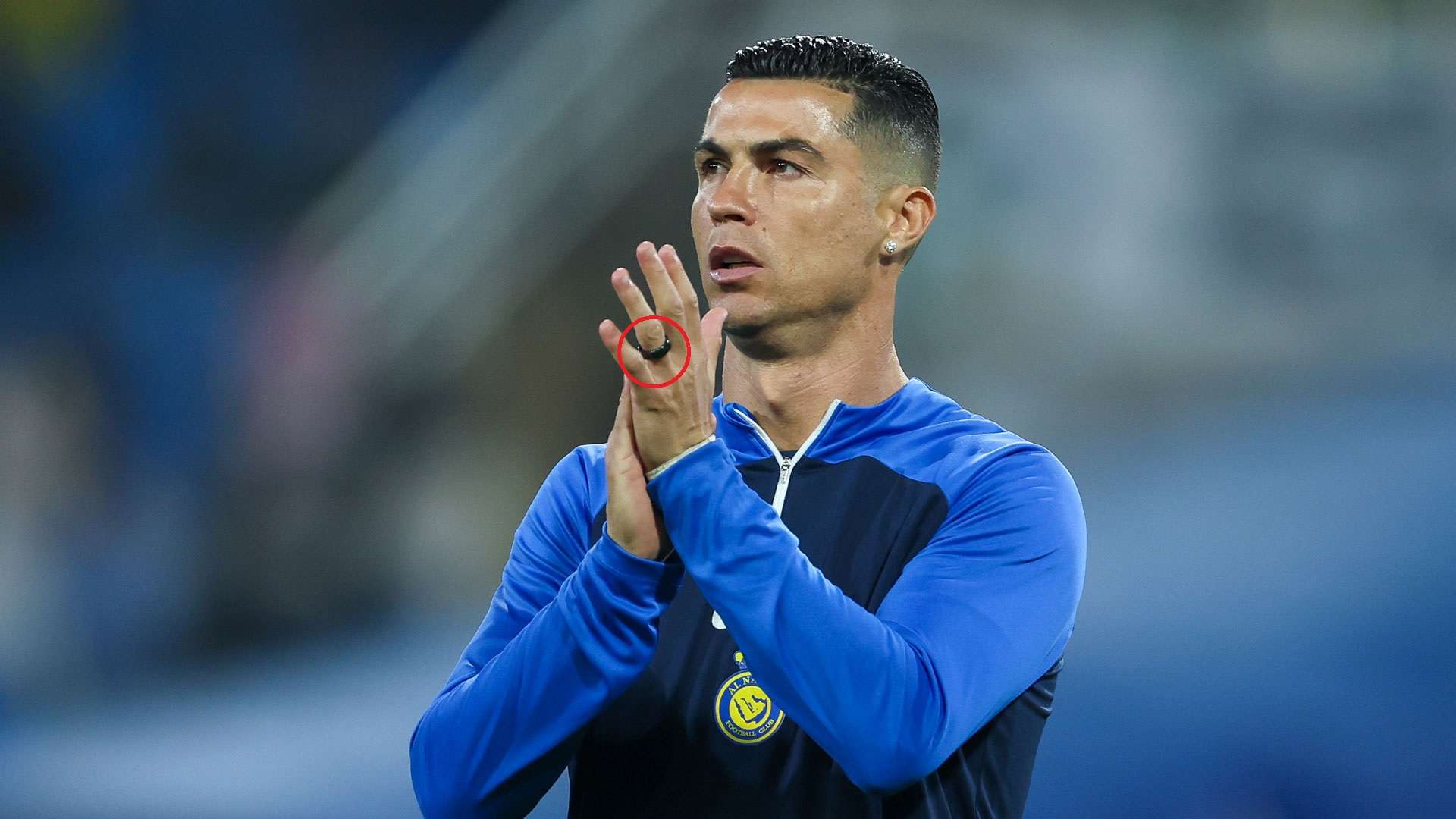 Cristiano Ronaldo Ring Schwarz Black