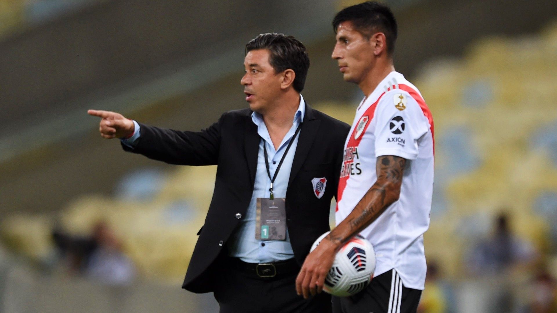 Marcelo Gallardo Fabrizio Angileri Fluminense River Plate Copa Libertadores 22042021