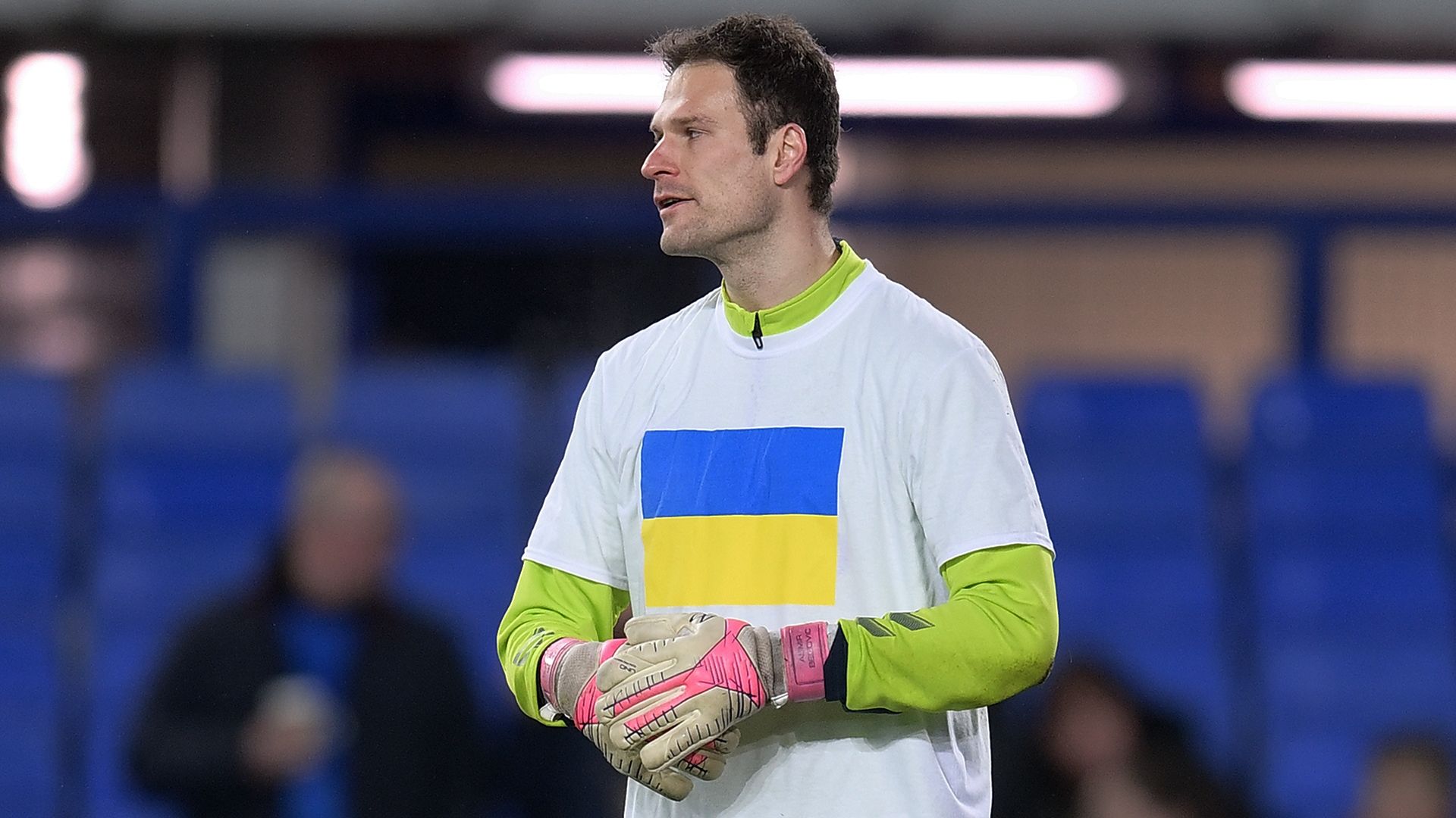 Asmir Begovic Everton Ukraine t-shirt FA Cup 2021-22