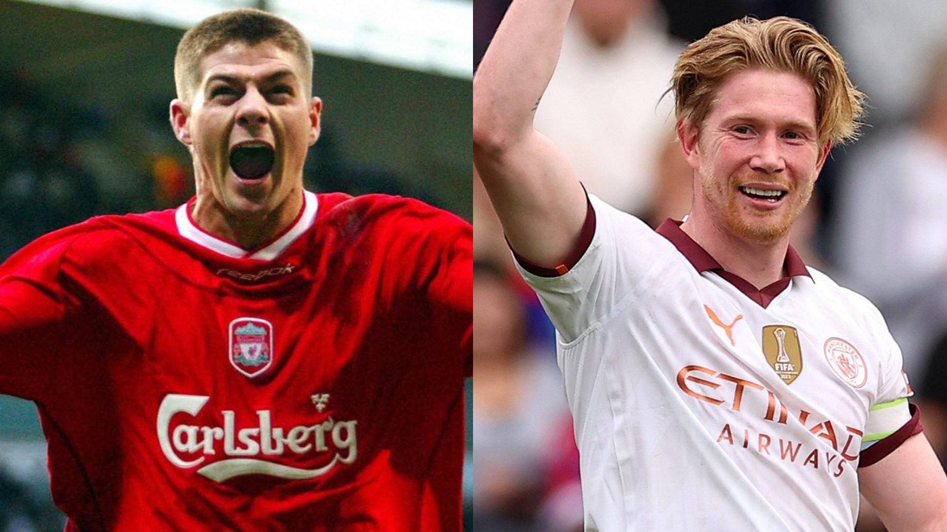 Steven Gerrard Kevin de Bruyne