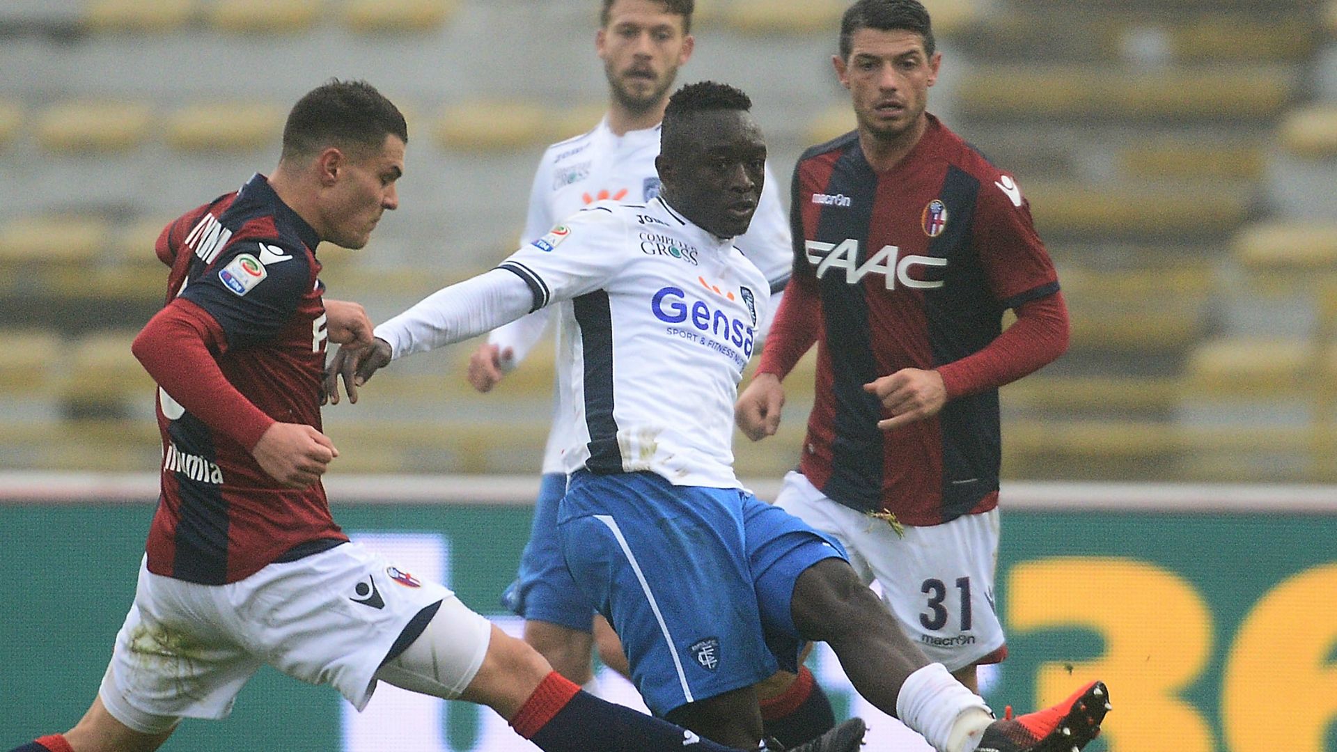 Assane Dioussé Bologna Empoli Serie A 11122016