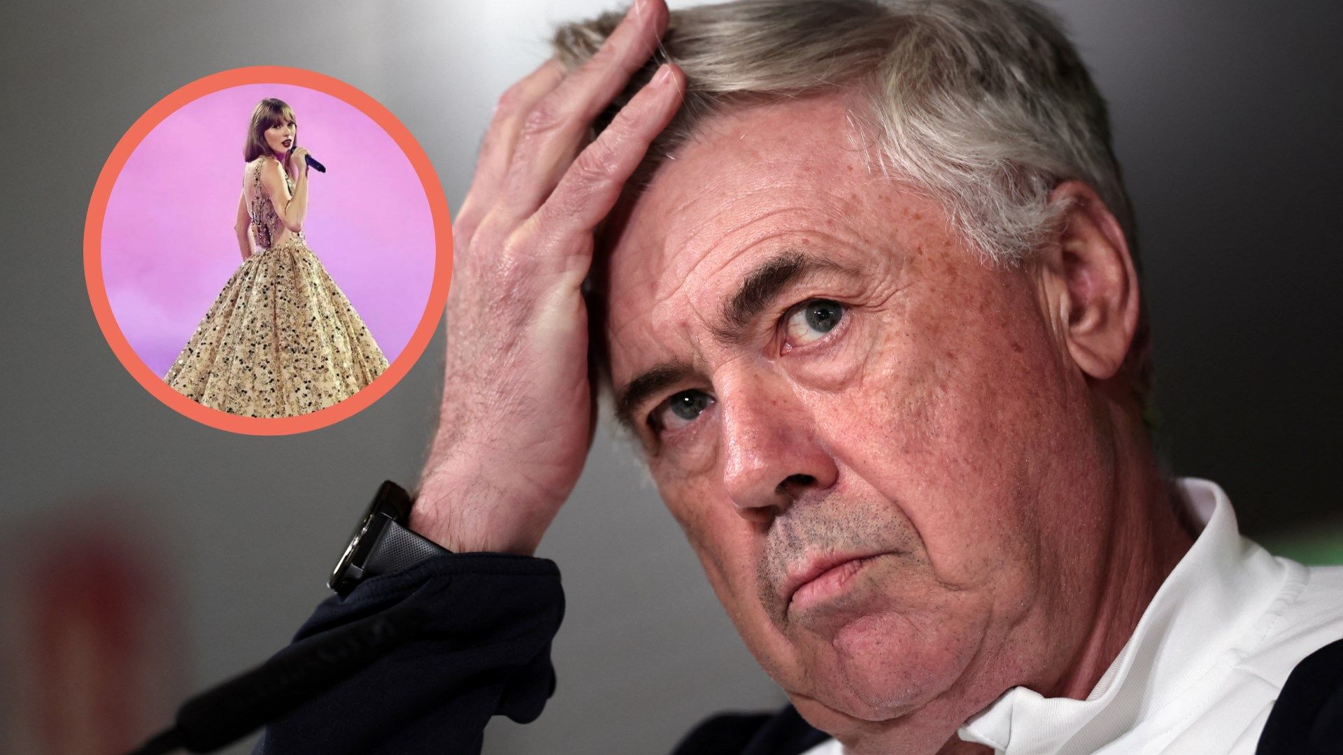 Carlo Ancelotti Real Madrid 2024 Taylor Swift