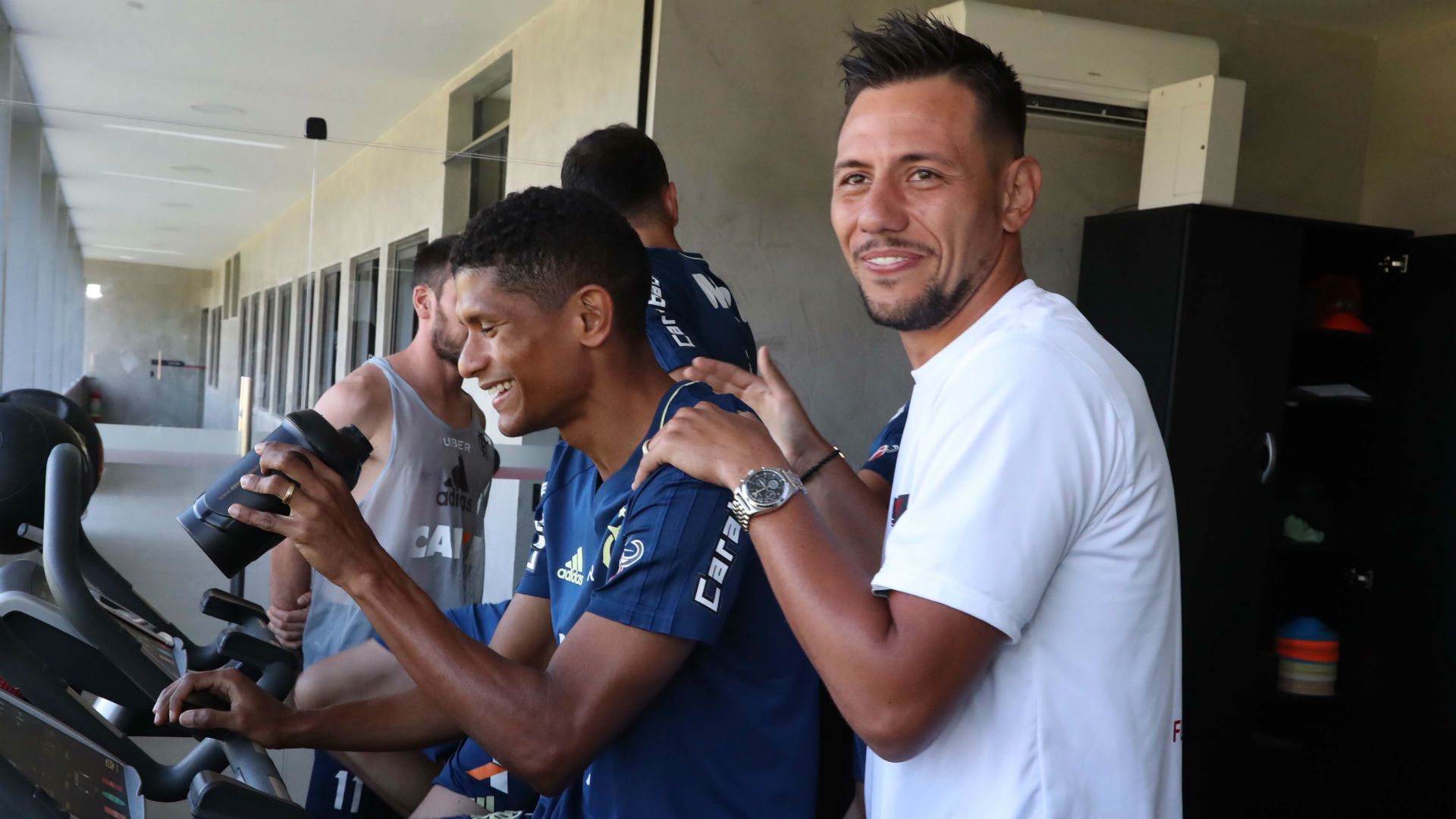 Márcio Araújo Diego Alves Flamengo 17 07 2017