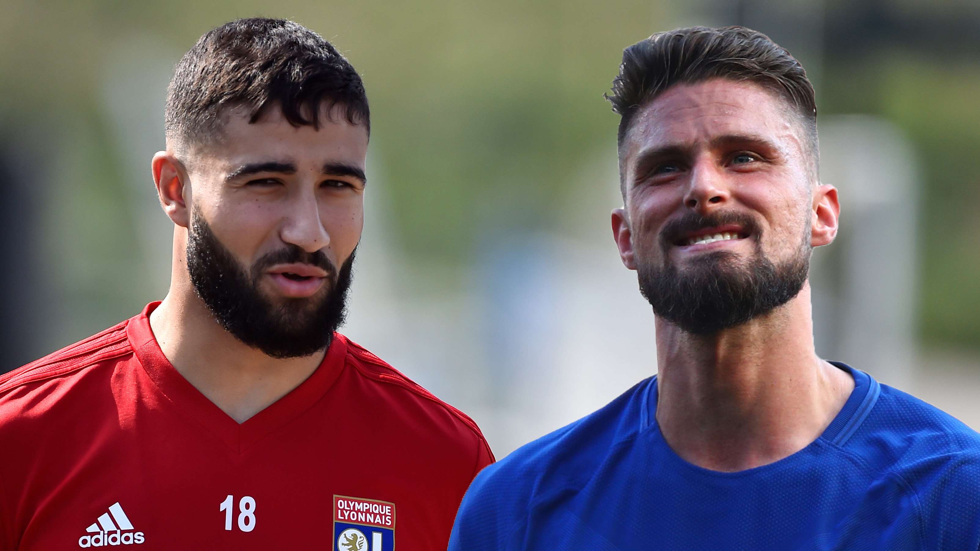 Nabil Fekir Olivier Giroud Lyon Chelsea