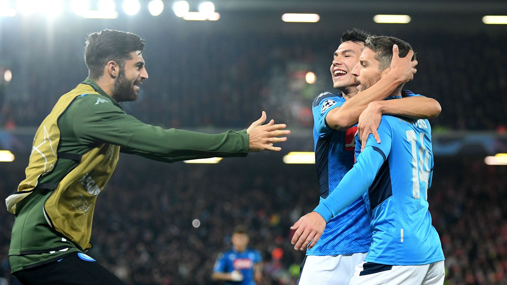 Dries Mertens Liverpool Napoli