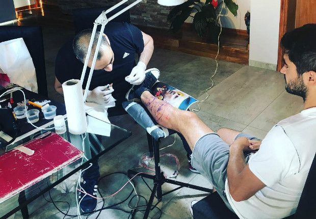 Alejandro Sampaoli tatuaje