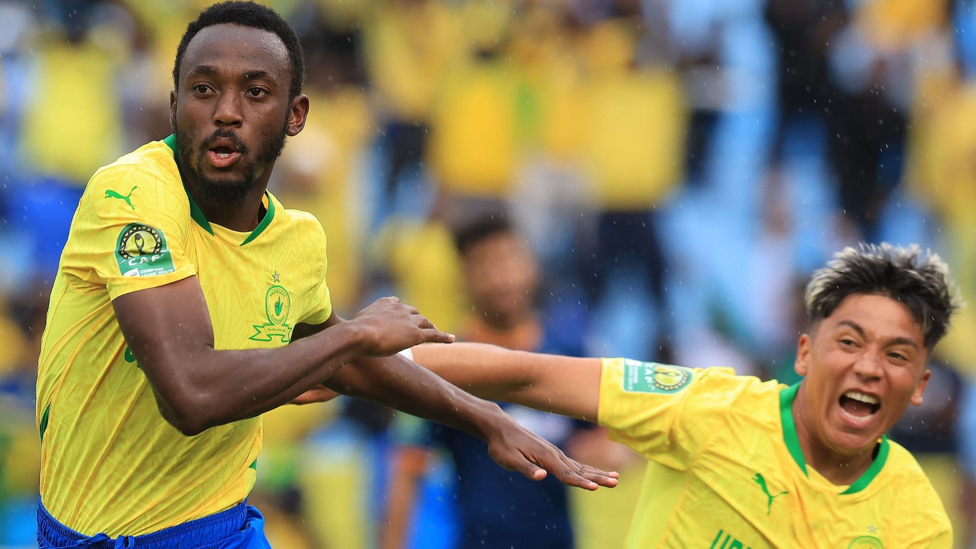 Peter Shalulile and Marcelo Allende, Mamelodi Sundowns