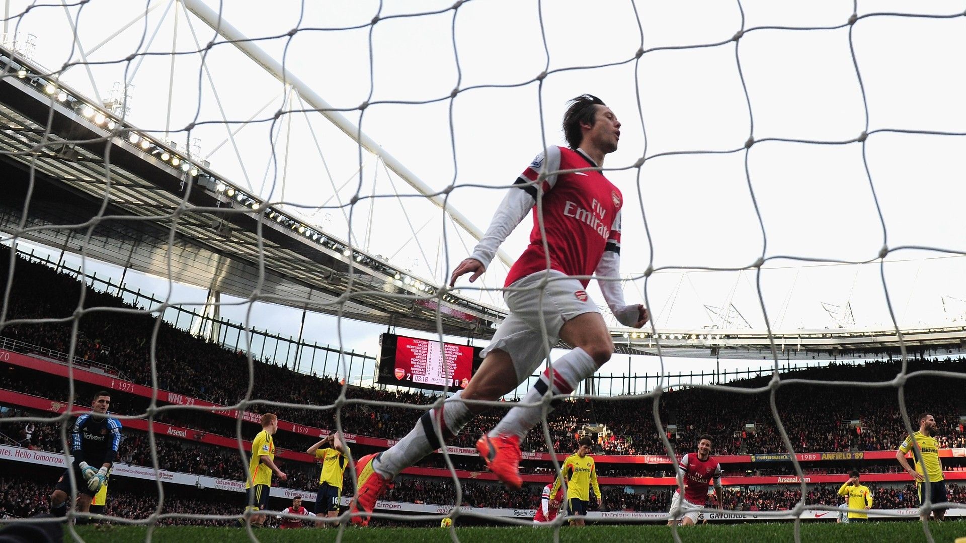 Tomas Rosicky Arsenal Sunderland 2014