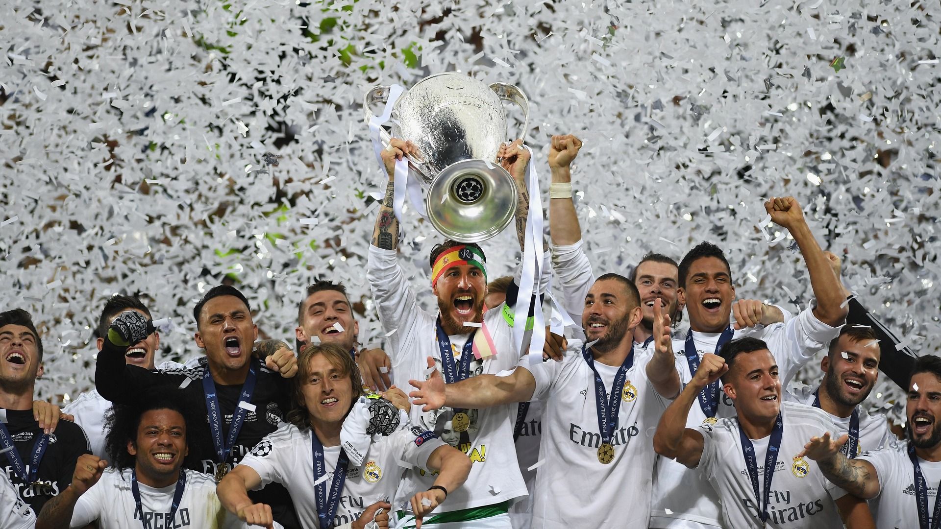 Real Madrid UCL Celebrations