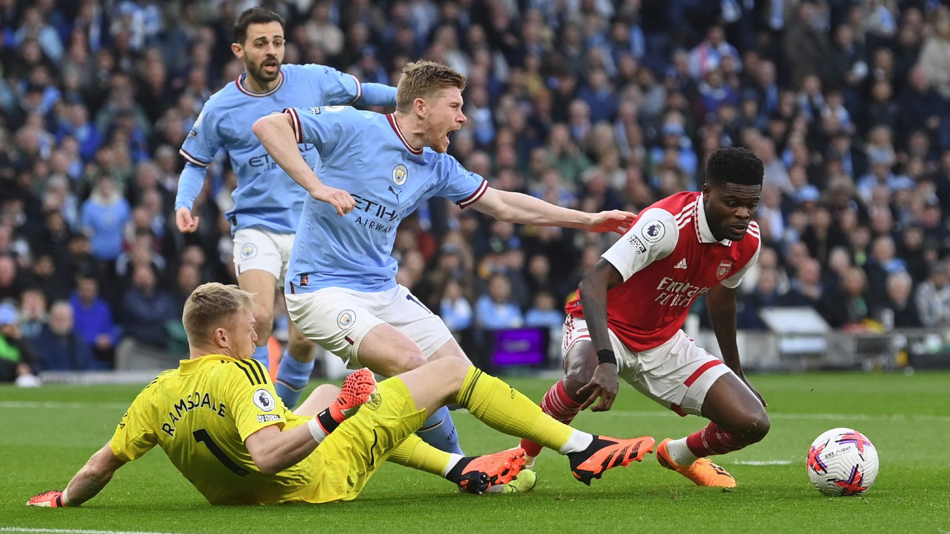 Thomas Partey Kevin De Bruyne