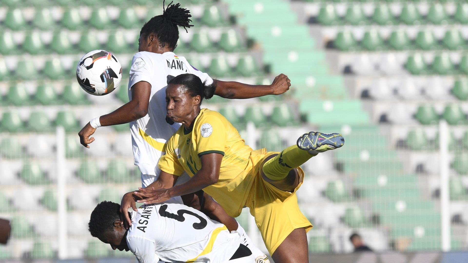 Jermaine Seoposenwe and Grace Asantewaa, Banyana Banyana vs Black Queens