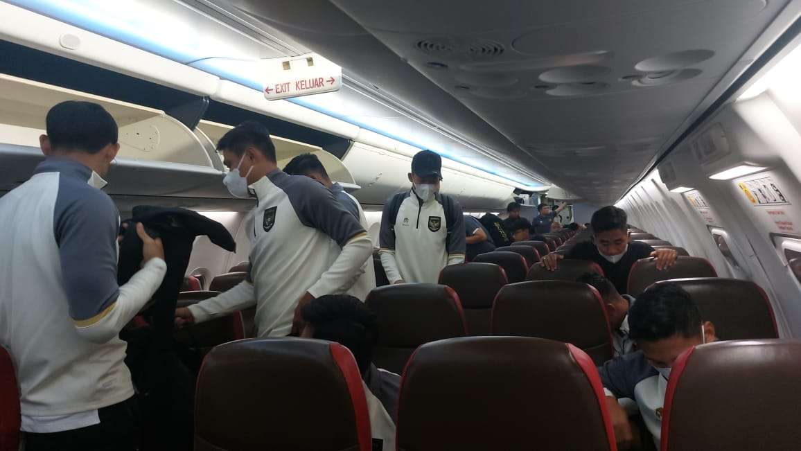 Timnas Indonesia pesawat sewaan