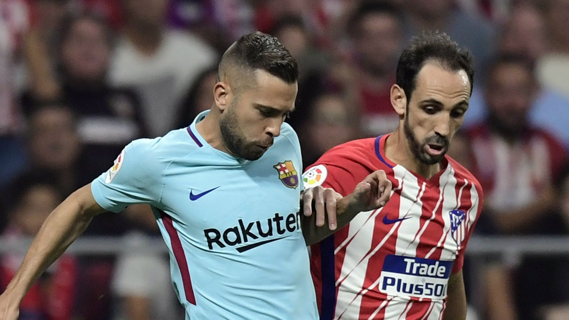 Juanfran Jordi Alba Atletico Madrid Barcelona 14102017