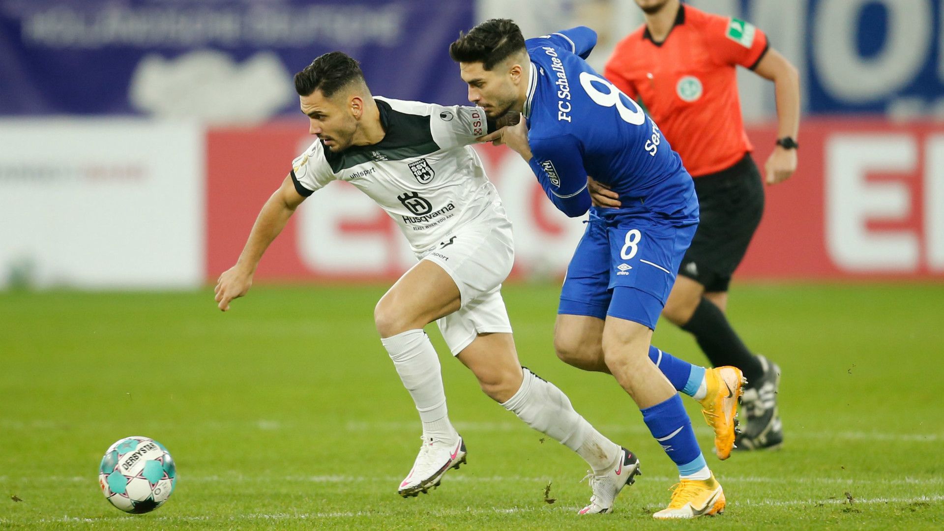 BURAK COBAN ULM SUAT SERDAR SCHALKE DFB POKAL GERMAN CUP 22122020