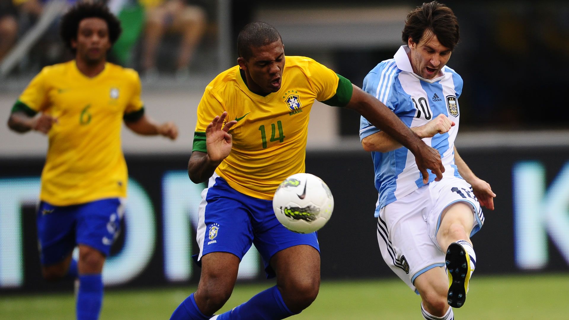 Argentina Brazil Friendly New Jersey 2012